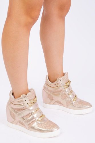 Womens 'Hitop' Wedge Trainers With A Front Lace Up - - 3 - NastyGal UK (+IE) - Modalova