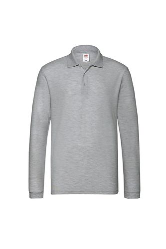 Premium Heather Long-Sleeved Polo Shirt - - S - NastyGal UK (+IE) - Modalova