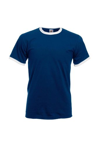 Ringer Short Sleeve T-Shirt - - L - Fruit of the Loom - Modalova