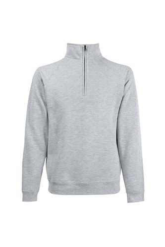 Zip Neck Sweatshirt - Grey - M - NastyGal UK (+IE) - Modalova