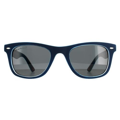 Square Navy Rubbertouch Grey Polarized MP41 Sunglasses - One Size - NastyGal UK (+IE) - Modalova