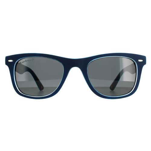 Square Navy Rubbertouch Grey Polarized MP41 Sunglasses - One Size - montana - Modalova