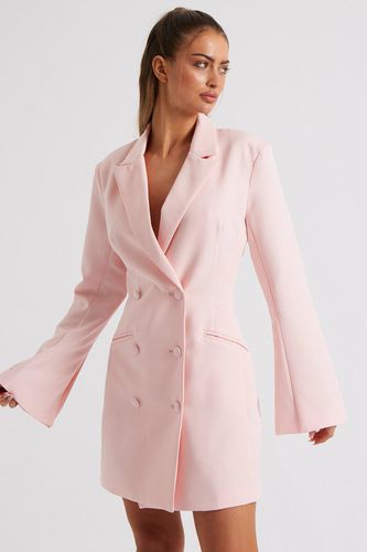 Womens Blush Flare Sleeve Fitted Blazer Dress - - 16 - NastyGal UK (+IE) - Modalova