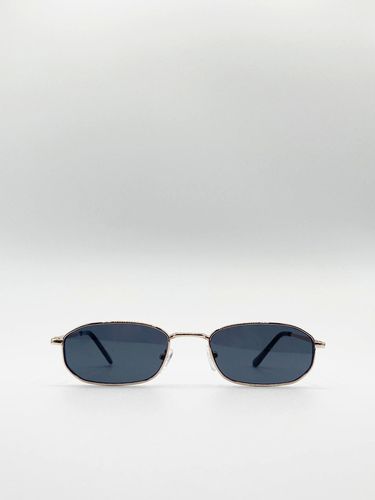 Rectangle Metal Frame Sunglasses - - One Size - NastyGal UK (+IE) - Modalova
