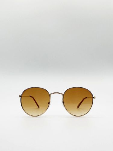 Classic Round Metal Frame Sunglasses - - One Size - NastyGal UK (+IE) - Modalova