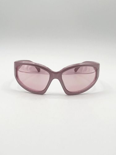 Womens Wrap Around Sunglasses in Pearlized - One Size - NastyGal UK (+IE) - Modalova
