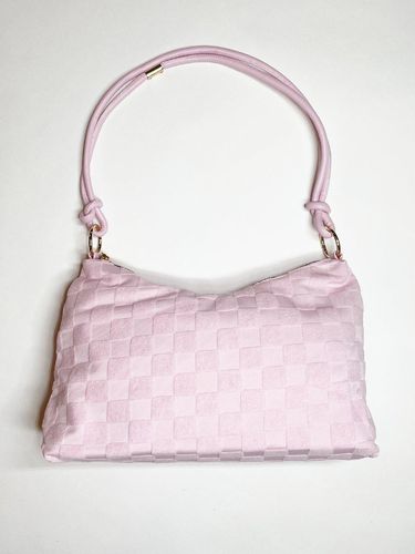 Womens Medium Handbag in Checked Cloth - - One Size - SVNX - Modalova