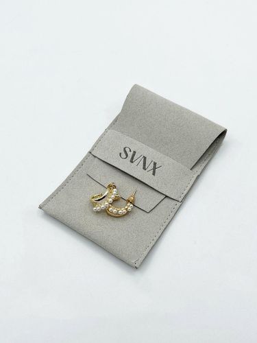 Womens Double Conch Hoop Gold and Pearl Earring - - One Size - NastyGal UK (+IE) - Modalova