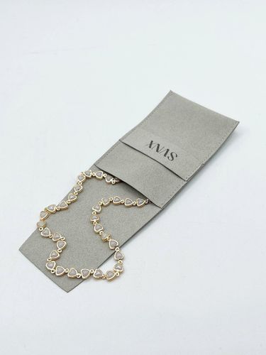 Womens Mini Heart Infinity Necklace in Gold - - One Size - SVNX - Modalova