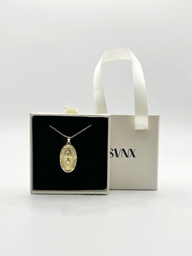 Womens Virgin Mary Pendant Necklace in Gold - - One Size - SVNX - Modalova