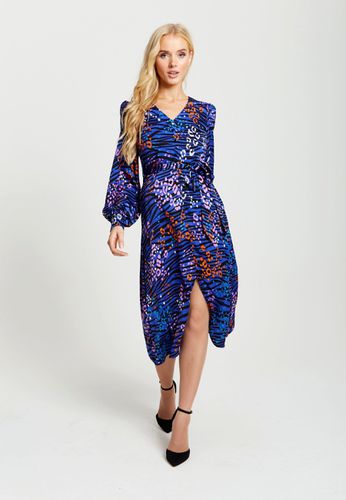 Womens Vivid Zebra Print Button Up Midi Dress - - 10 - NastyGal UK (+IE) - Modalova