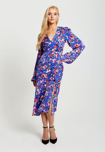 Womens Multicolour Abstract Dot Print Midi Dress - - 8 - NastyGal UK (+IE) - Modalova