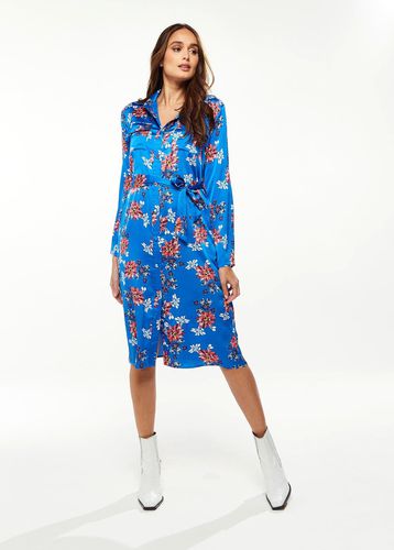 Womens Floral Print Shirt Dress In Bright - 8 - NastyGal UK (+IE) - Modalova