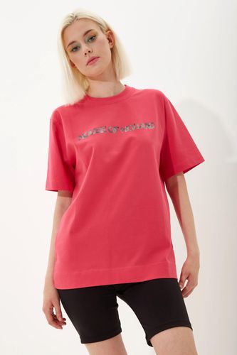 Womens Hot Transfer Printed T-Shirt - L - NastyGal UK (+IE) - Modalova