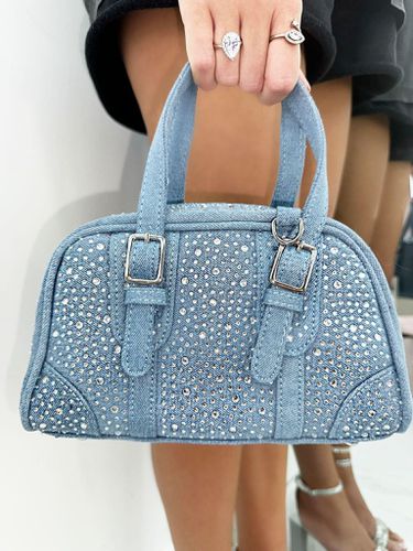 Womens Crystal Denim Handbag - - One Size - NastyGal UK (+IE) - Modalova