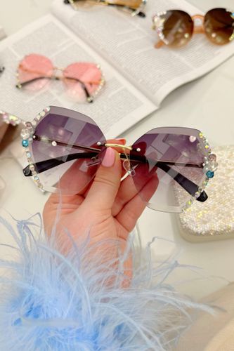 Womens Crystal Allure Fashion Glasses - - One Size - NastyGal UK (+IE) - Modalova