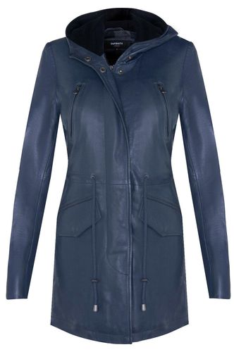Womens Mid Length Hooded Parka Jacket-Oakengates - - 20 - Infinity Leather - Modalova