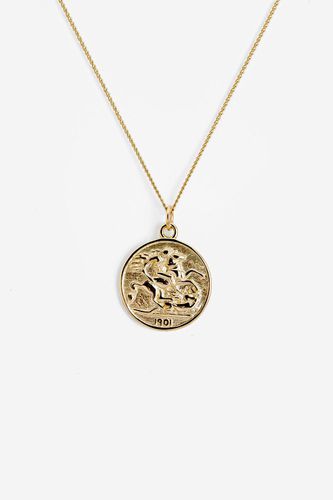 Womens Gold Coin Necklace - - 22 inches - MUCHV - Modalova