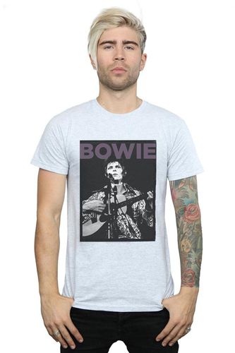 Rock Poster T-Shirt - Grey - S - David Bowie - Modalova