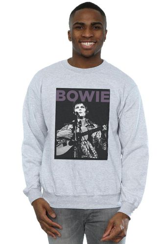 Rock Poster Sweatshirt - Grey - S - David Bowie - Modalova
