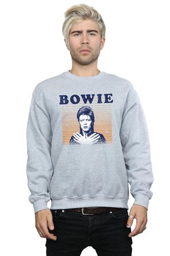 Orange Stripes Sweatshirt - - S - David Bowie - Modalova