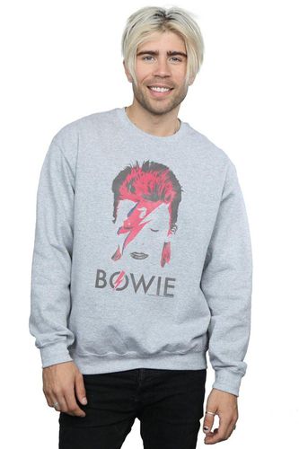 Aladdin Sane Distressed Sweatshirt - - S - David Bowie - Modalova