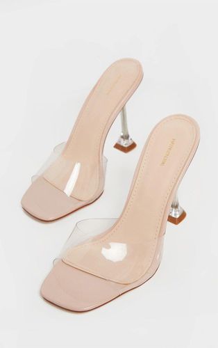 Womens Nude Clear Heel Mule Sandals - - 5 - NastyGal UK (+IE) - Modalova