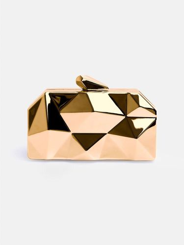 Womens 'Melanie' Geometric Pattern Clutch Bag - - One Size - Where's That From - Modalova