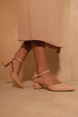 Womens 'Ayra' Pointed Toe Low Block Heel Sandals - - 8 - NastyGal UK (+IE) - Modalova