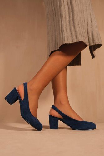 Womens 'Edith' Block Heel Slingback Shoes - - 7 - Where's That From - Modalova