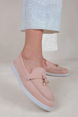 Womens 'Pegasus' Slip On Trim Loafers With Accessory Detailing - - 8 - NastyGal UK (+IE) - Modalova