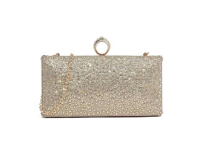 Womens 'Tova' Small Clutch Diamante Bag - - One Size - Where's That From - Modalova