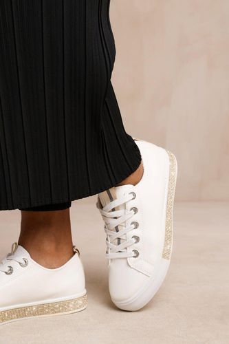 Womens 'Splendor' Crystal Trim Trainers - - 4 - NastyGal UK (+IE) - Modalova