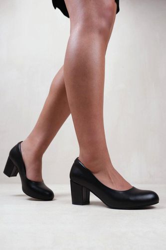 Womens 'Melrose' Mid Block Heel Court Shoes - - 5 - Where's That From - Modalova