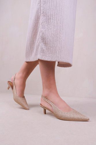 Womens 'New' Form Low Kitten Heels With Pointed Toe & Elastic Slingback - - 3 - NastyGal UK (+IE) - Modalova