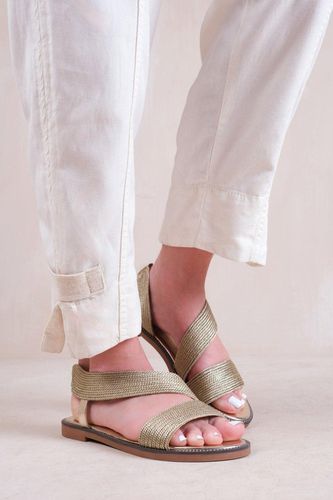 Womens 'Studio' Flat Sandals With Threaded Wide Straps - - 7 - NastyGal UK (+IE) - Modalova