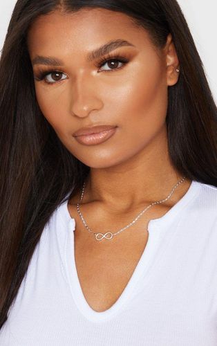 Womens Silver Delicate Infinity Sign Necklace - - One Size - NastyGal UK (+IE) - Modalova