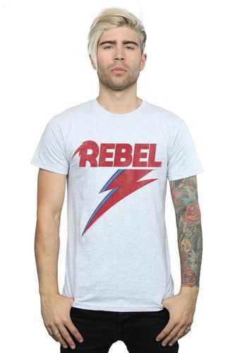 Distressed Rebel T-Shirt - Grey - S - David Bowie - Modalova