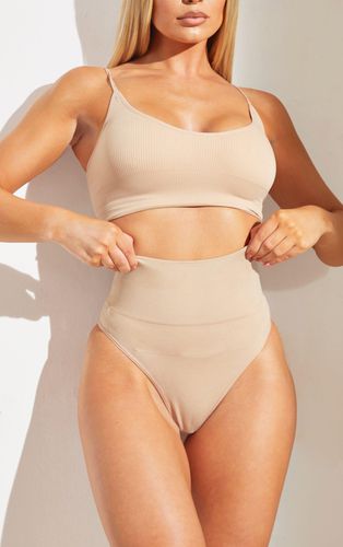 Womens Nude Shapewear High Waisted Control Thong - - S - NastyGal UK (+IE) - Modalova