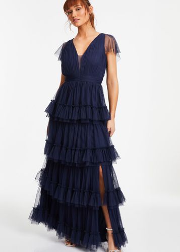 Womens Tulle Tiered Maxi Dress - - 8 - NastyGal UK (+IE) - Modalova