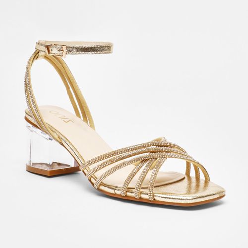 Womens Diamante Strap Low Heeled Sandals - - 8 - NastyGal UK (+IE) - Modalova