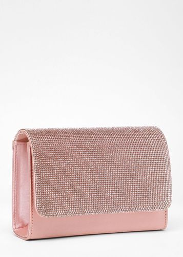 Womens Satin Diamante Clutch Bag - - One Size - NastyGal UK (+IE) - Modalova