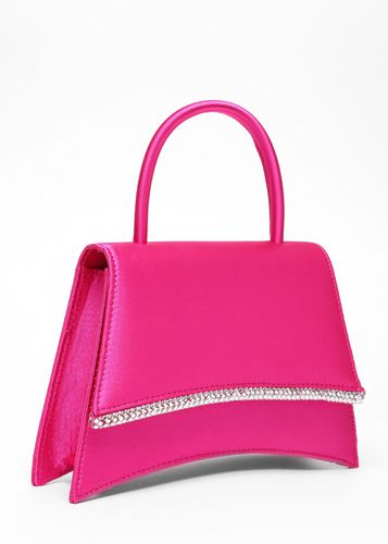 Womens Satin Diamante Trim Mini Tote Bag - - One Size - NastyGal UK (+IE) - Modalova