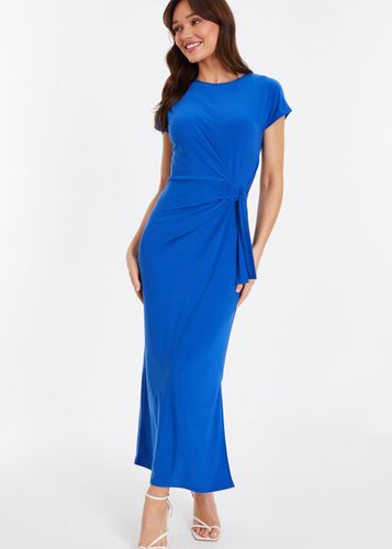 Womens Twist Maxi Dress - Blue - 8 - Quiz - Modalova