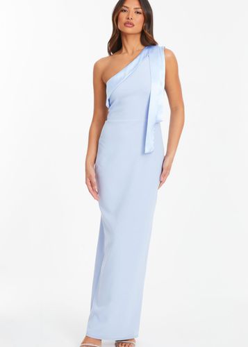 Womens Satin Drape Maxi Dress - - 10 - NastyGal UK (+IE) - Modalova