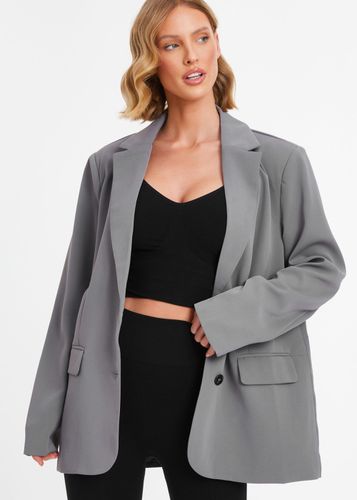 Womens Oversized Tailored Blazer - - 10 - Quiz - Modalova