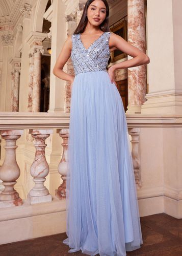 Womens Embellished Wrap Maxi Dress - - 12 - NastyGal UK (+IE) - Modalova