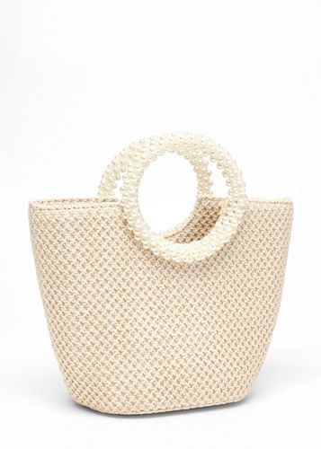 Womens Woven Pearl Handle Bag - - One Size - NastyGal UK (+IE) - Modalova