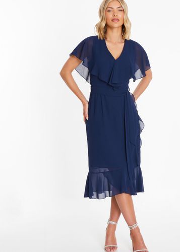Womens Chiffon Frill Midi Dress - - 8 - NastyGal UK (+IE) - Modalova