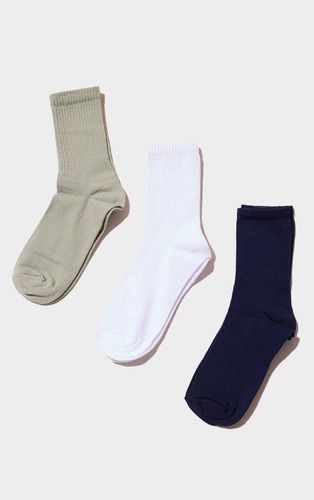 Womens Multi Neutral 3 Pack Socks - - One Size - NastyGal UK (+IE) - Modalova